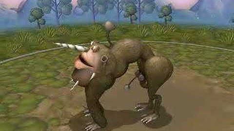 Spore Creature Creator Video - Bull/Unicorn/Inbred man