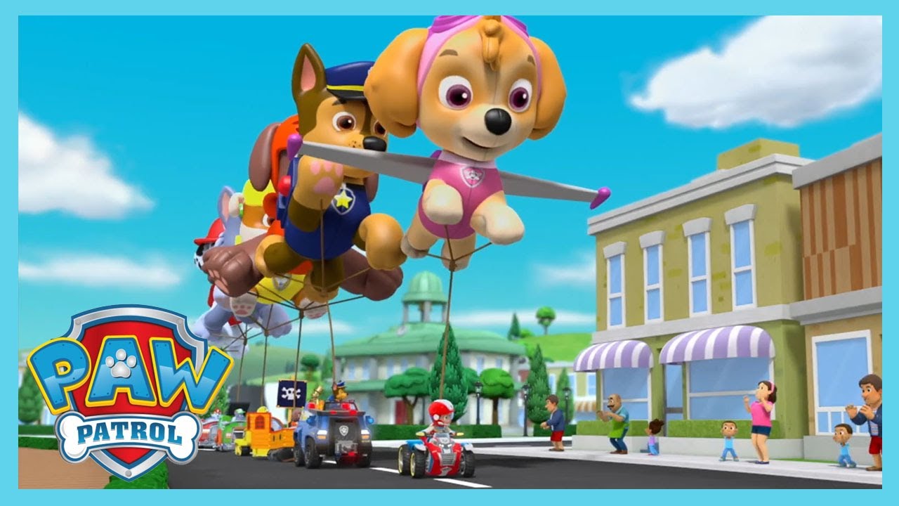 Paw Patrol - Felvonulási kocsik | Rajzfilmek gyerekeknek | WildBrain Gyerekek