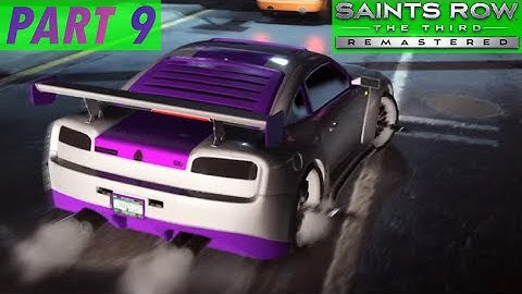 the saints CUSTOM CAR (Japan Theme) - Saints Row The Third Remastered Part 9 Walkthrough (FULL GAME)