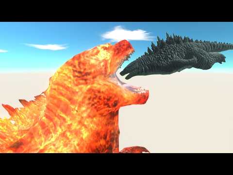 Reach The Evolution Gate and Fight Legendary Godzilla - Animal Revolt Battle Simulator