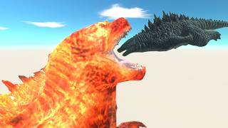 Reach The Evolution Gate and Fight Legendary Godzilla - Animal Revolt Battle Simulator