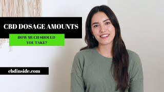 CBD Dosage Amounts