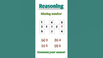 math puzzle Reasoning #ssccgl #ssc #puzzle #reasoning