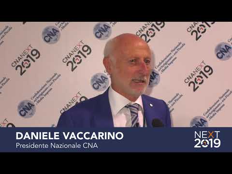 CNA Next 2019 Daniele Vaccarino, presidente nazionale CNA