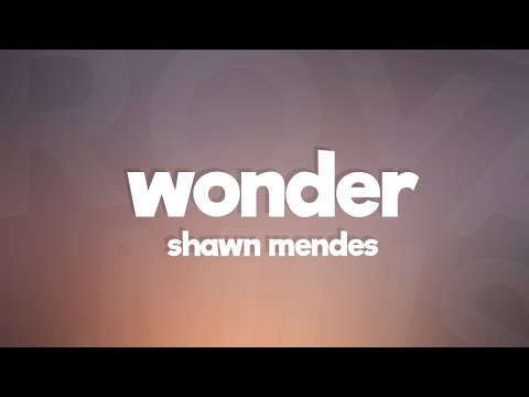 Shawn Mendes - Wonder (Lyrics)