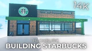How to Build a Starbucks in Bloxburg | Roblox Café Tutorial