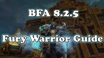 Patch 8.2.5 Fury Warrior DPS Guide
