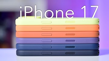 ALLE Apple siliconen hoesjes voor iPhone 17 en iPhone 17 Pro!