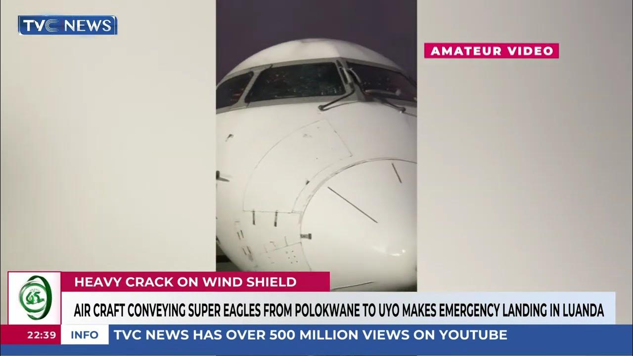 Air Craft Conveying Eagles From Polokwane To Uyo Make Emergency Landing In Luanda