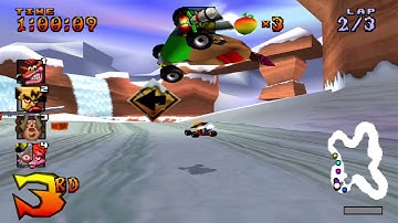 CTR PSX PS1 Arcade Single Wumpa Cup Medium With Papu Papu HD