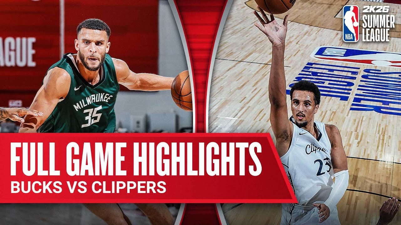 BUCKS vs CLIPPERS | NBA SUMMER LEAGUE | FULL GAME HIGHLIGHTS | July 13, 2025
