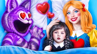 I Was Adopted by Miss Delight! Wednesday Addams VS Poppy Playtime Chapter 3!