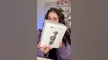 UNBOXING THE DJI OSMO POCKET 3 (aka THE camera✨) #youtubeshorts #shorts #dji