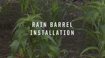 Purdue Extension Rainscaping Education Program: Rain Barrel Installation