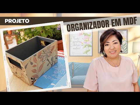 Transforme um organizador de MDF com Stencil OPA