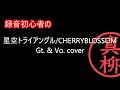 【Gt. &amp; Vo. cover】録音初心者の「星空トライアングル/CHERRYBLOSSOM」【真柳】