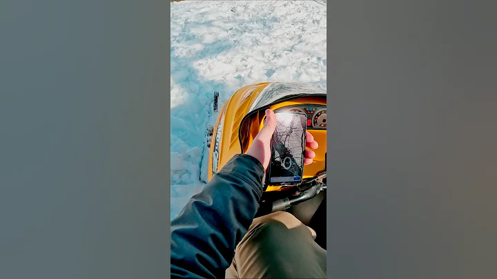 World’s Smallest Snowmobile Top Speed Test (part 2)💨 #snowmobile #vlog #seadoo #funny #shorts