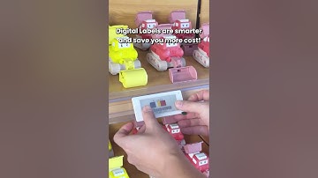Use Electronic Shelf Labels to make astrategic digital transformation!!!😎 #asmr #pricetag #retail