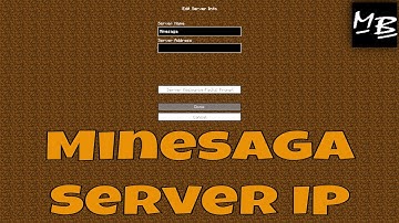 Minecraft Minesaga Server IP Address