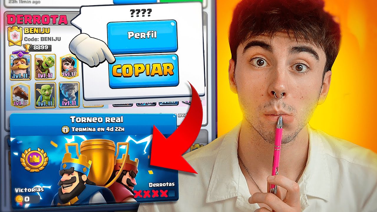 DESTROZO el TORNEO REAL COPIANDO MAZOS de RIVALES!!🧐