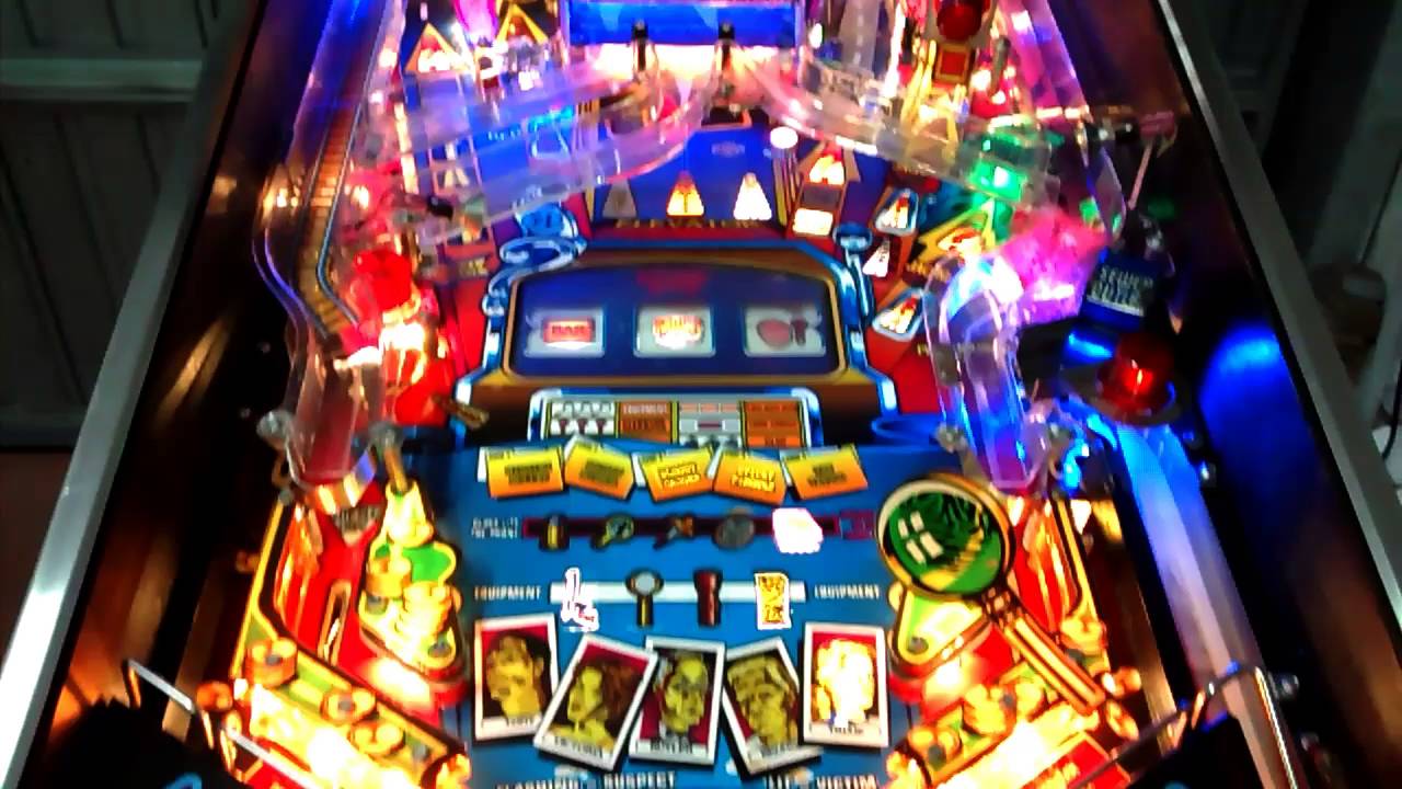 FLIPPER PINBALL WHO DUNNIT BALLY SUPER LED MOD YouTube