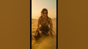 Star Wars Inspired AI Generated Rogue Jedi exhasuted in the desert  Using ChatGPT and KlingAI