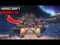 I Built A Winter Castle In Minecraft Hardcore!