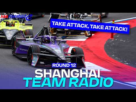 "McDonald's Trays On The Front!" | Team Radio | Round 12 | 2026 Shanghai E-Prix | Formula E