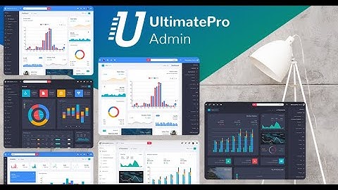 Responsive Admin Dashboard Template with Dark RTL Theme