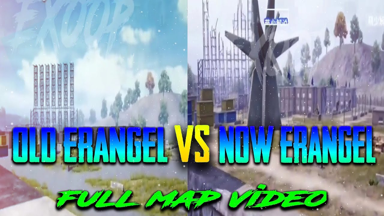 E Rangel Map Old PUBG MOBILE OLD ERANGEL VS NOW ERANGEL | FULL MAP EXPLORE ERANGEL 2.0 ...