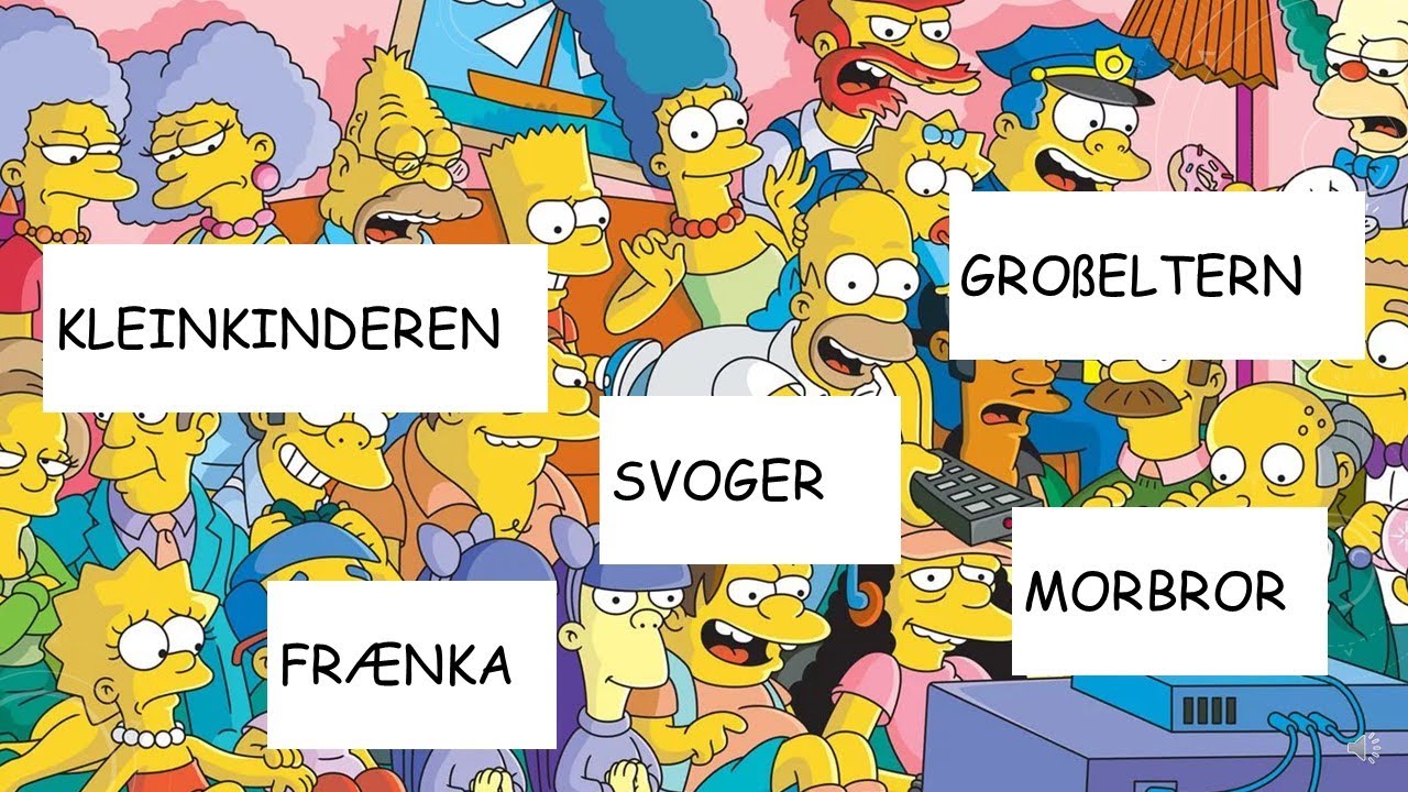 Germanic Languages Compared: Family (Extended)