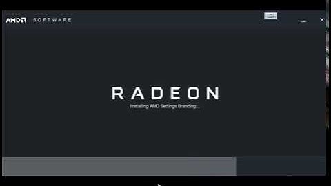Radeon Software Crimson ReLive 17.7.2 installation