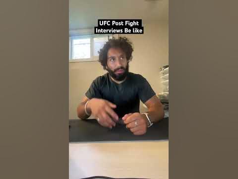 ufc post fight interview holi