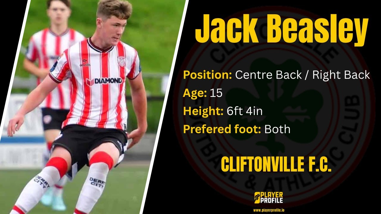 🔥 Jack Beasley Cliftonville FC Wonderkid Highlights 2025 🔥 - YouTube