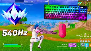 SteelSeries Apex Pro TKL ASMR 😴 Unreal Ranked 🏆 Satisfying Keyboard Fortnite 360 FPS 4K