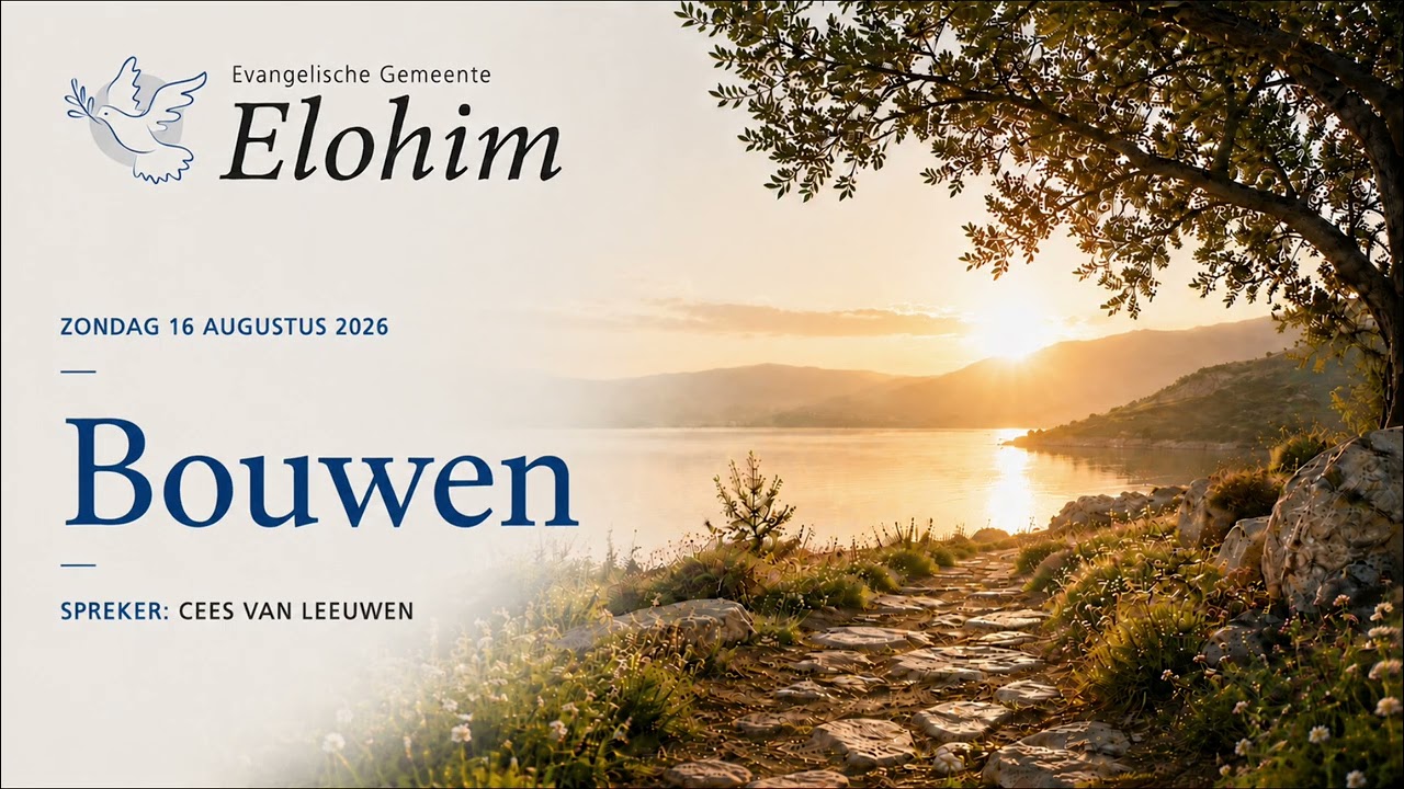 Bouwen - spreker: Cees van Leeuwen - 16 augustus 2026