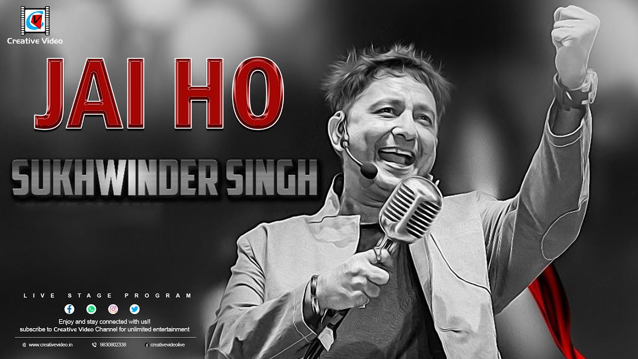 Jai Ho I Slumdog Millionaire I AR Rahman I Sukhwinder Singh Live on Concert