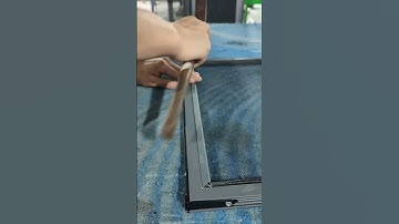 How to press the diamond mesh window to make it smooth, sturdy, and durable?