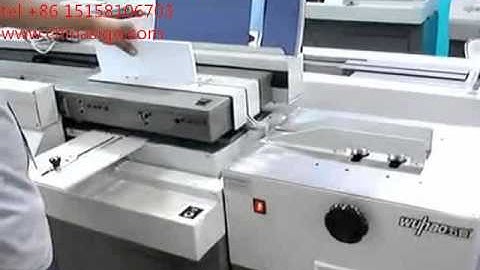 60RC68 glue binding machine.avi