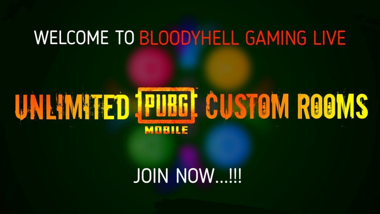 PUBG MOBILE CUSTOM ROOMS | PUBG MOBILE LIVE | BLOODYHELL GAMING LIVE