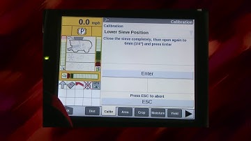 Axial Flow 130 140 Series Calibrations Tab Overview
