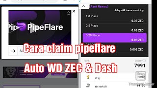 Cara Klaim ZEC, Doge dan Flare terbaru verifikasi puzzle pipeflare dan tips maen game Flare Hit screenshot 5