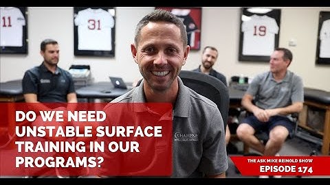 Do We Need Unstable Surface Training in Our Programs?