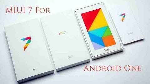 MiUI 7 For ANDROID ONE [How to Install]