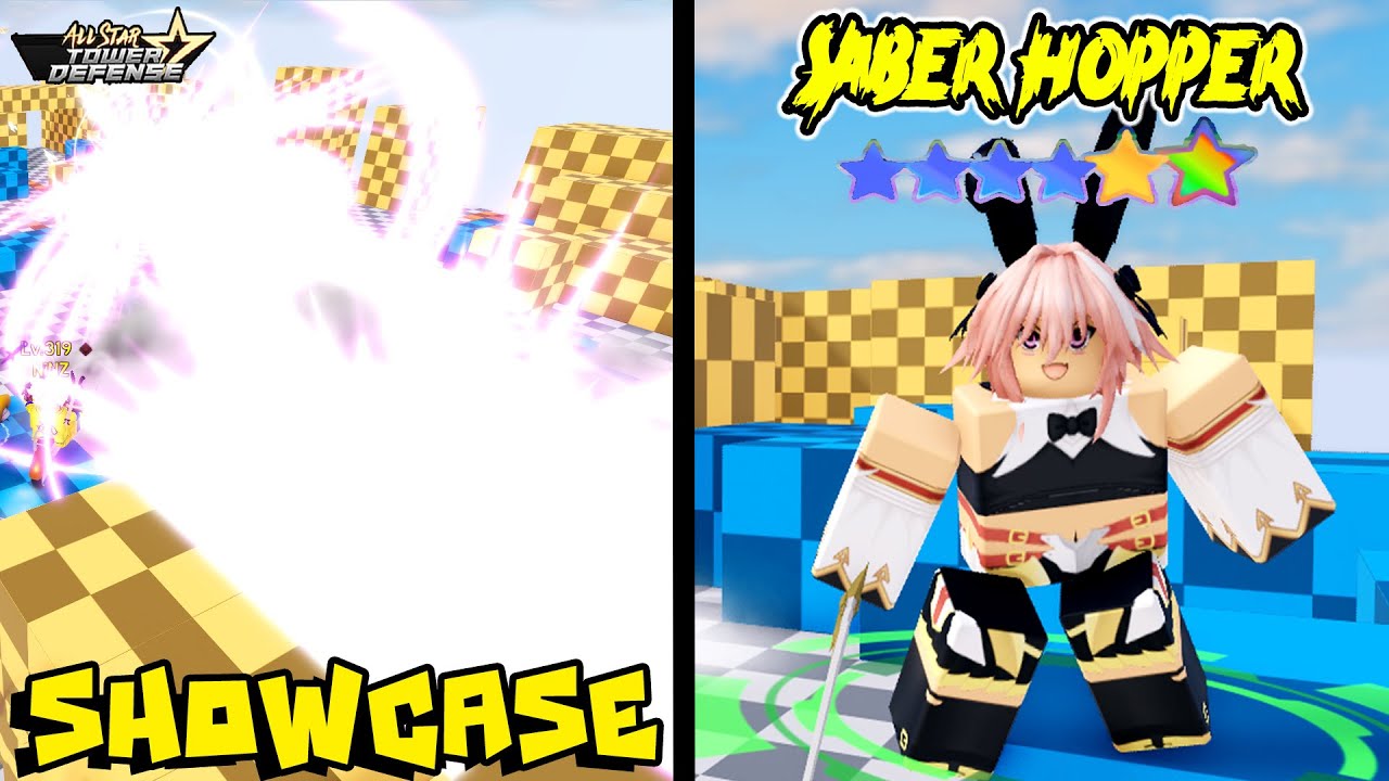 SABER HOPPER 6⭐UNIT SHOWCASE - ALL STAR TOWER DEFENSE