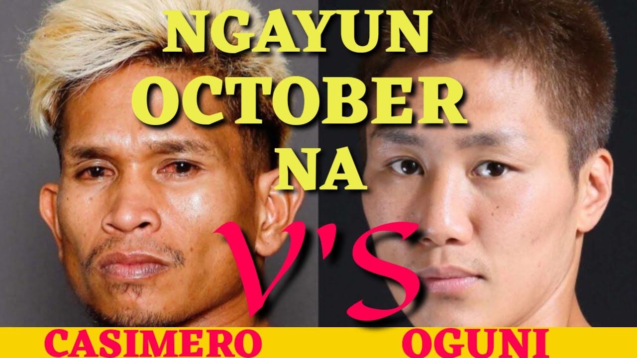 FAN TV SPORTS - Casimero vs. Oguni: Who will come out on top in this epic  showdown? By FANTV Sports John Riel Casimero, a Filipino professional  boxer, is set to make his