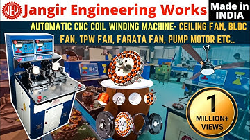 Automatic Ceiling Fan Coil Winding Machine, CNC Coil Winding Machine, Coil Inserting Machine