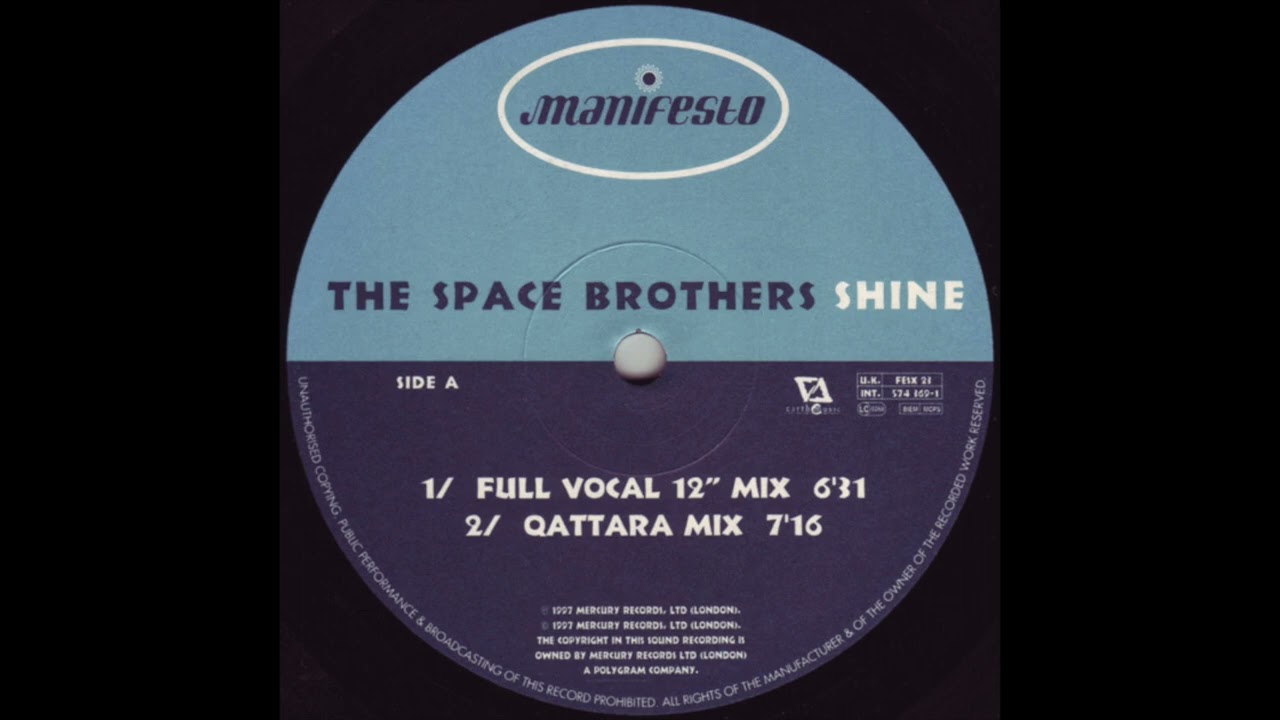 The Space Brothers - Shine (Full Vocal 12