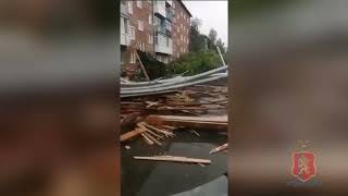 Ураганный Ветер Повредил Около 15 Машин В Боготоле