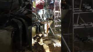 Homemade short tail mud motor